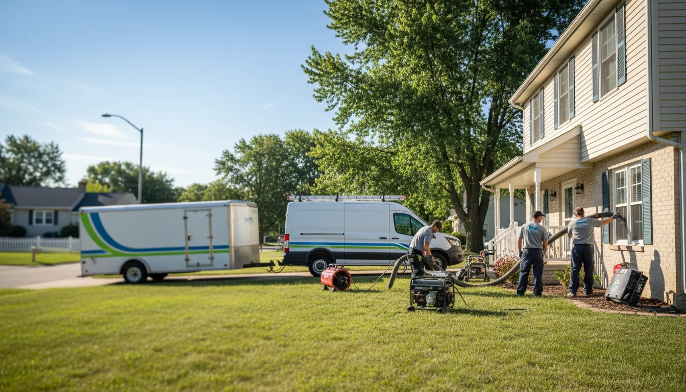 Flooded Basement Restoration And Cleanup With Repair in Lehigh, KS near me